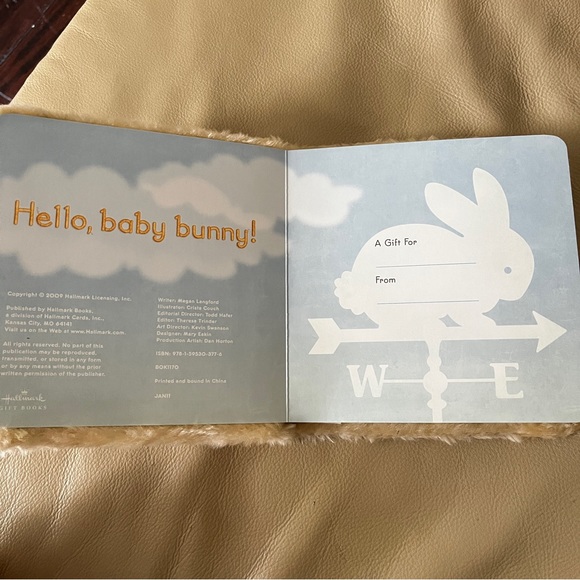 Hello, Baby Bunny! Plush Hallmark Book - Picture 3 of 10